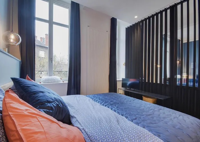 Loft Doryan ! Blue Haussmannien - Centre Gare - Excelsior - 2 A 4 Pers Apartment Nancy